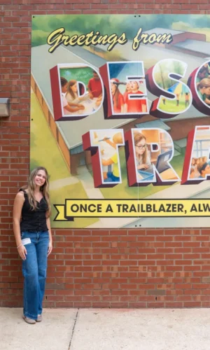 Chiles High School seniors create mural for DeSoto Trail Elementary