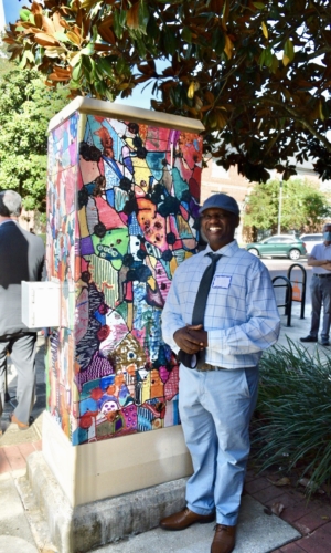 Local artists transform traffic boxes throughout Tallahassee