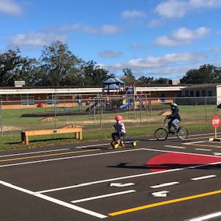 Sabal Palm Elementary School Opens Second Of Three Bicycle Courses