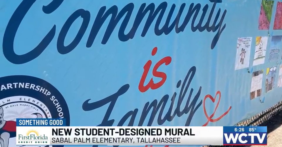 Something Good: Sabal Palm Elementary unveils art piece that proves ‘community is family’