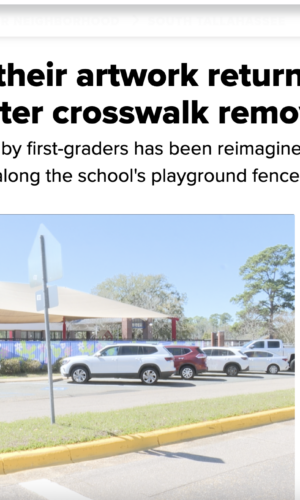 Students See Artwork Return