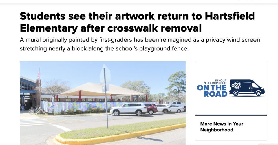 Students See Artwork Return