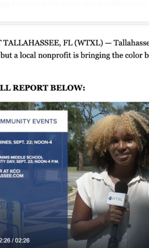 Tallahassee community art returns to W.T. Moore Elementary after state crosswalk removal order