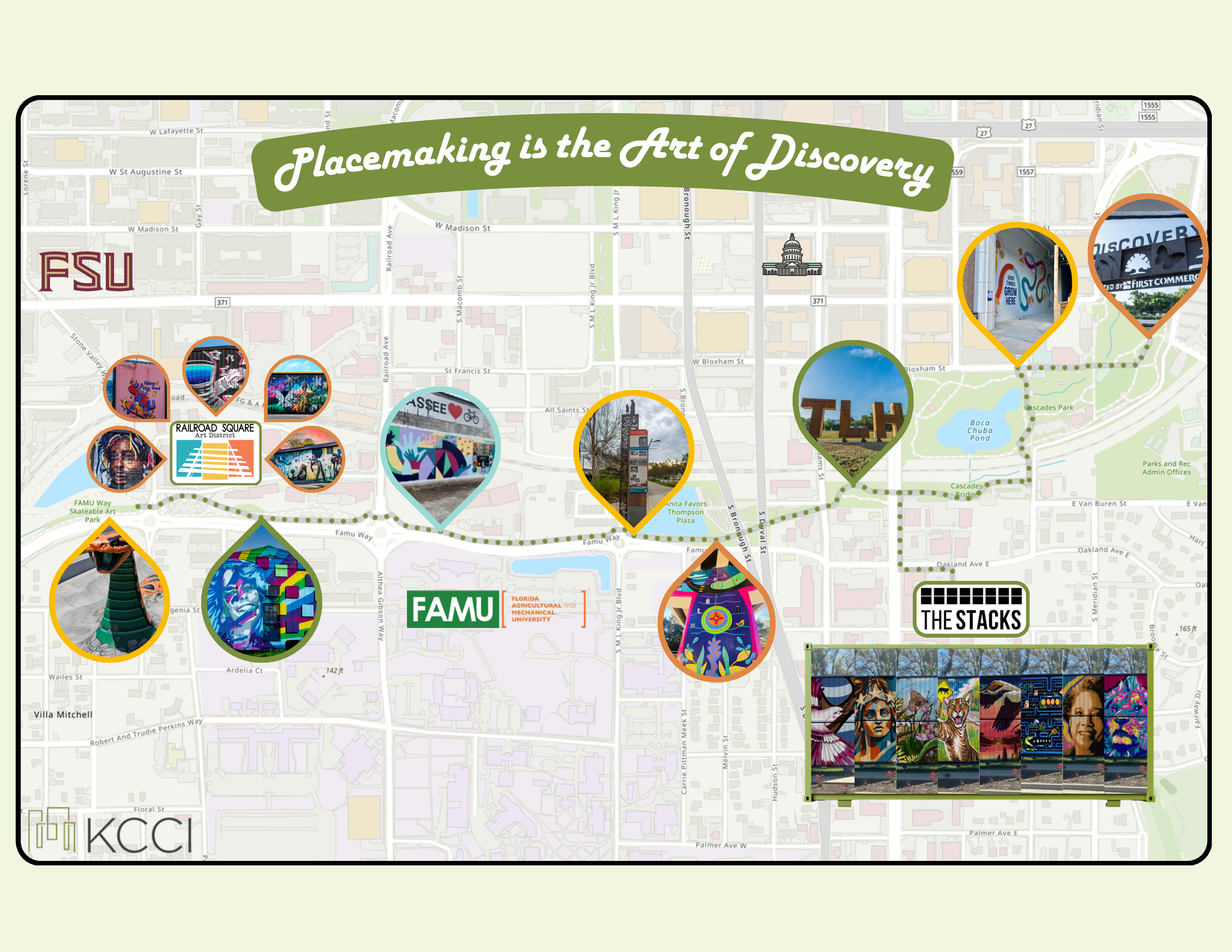 Southside Walking Art Map